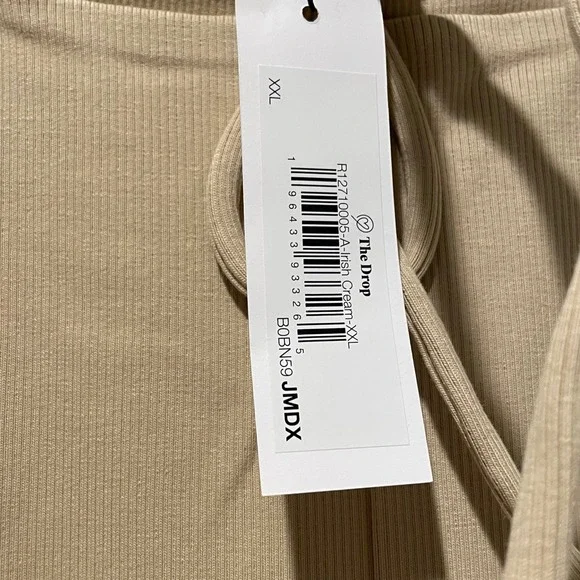 NWT Victoriouslogan The Drop XXL Beige Knit Lounge Pants Drawstring Pockets - Picture 5 of 5